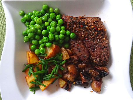 Beef marinated in Asian spices