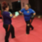 Adults Women practicing Kickboxing at Master Dave's house of warriors Vero Beach FL