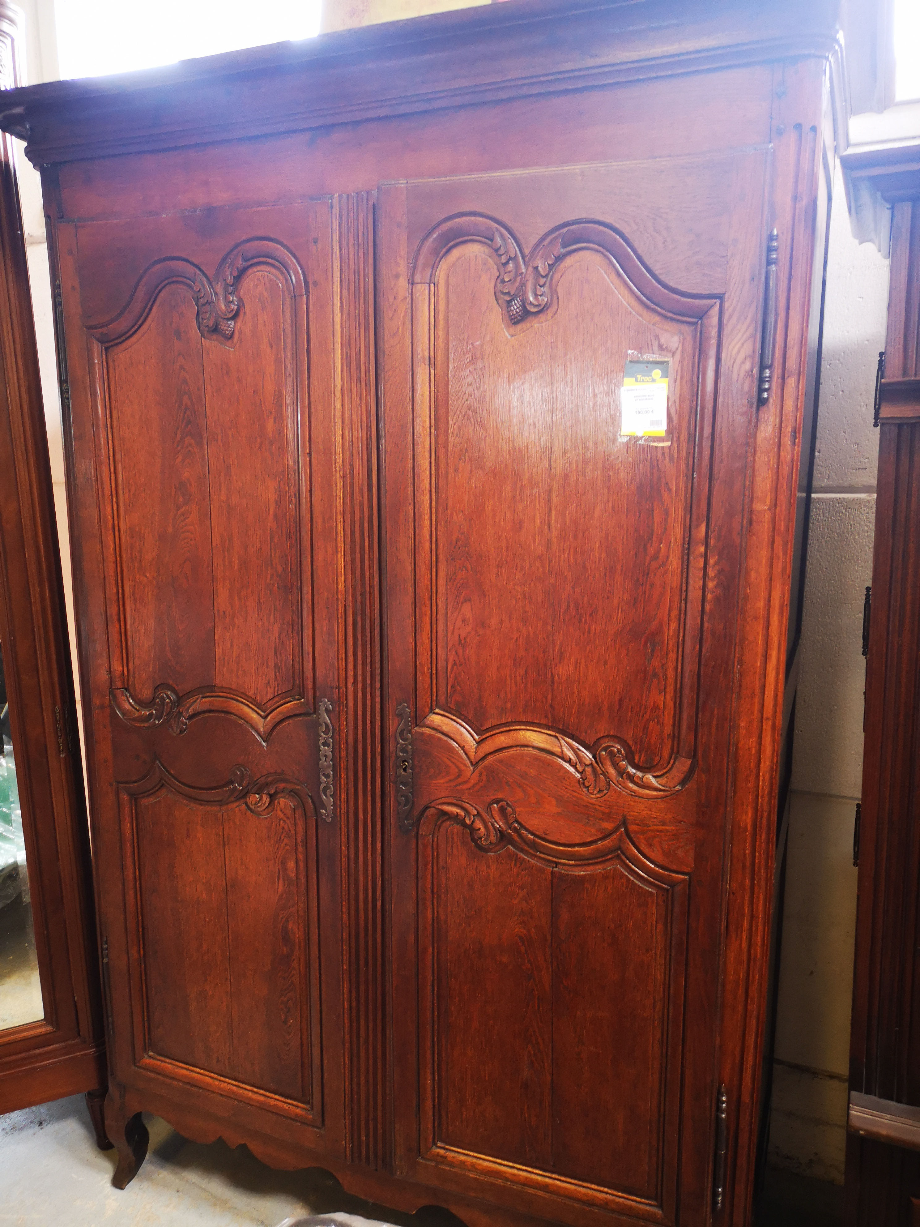 Armoire ancienne bois 2P 