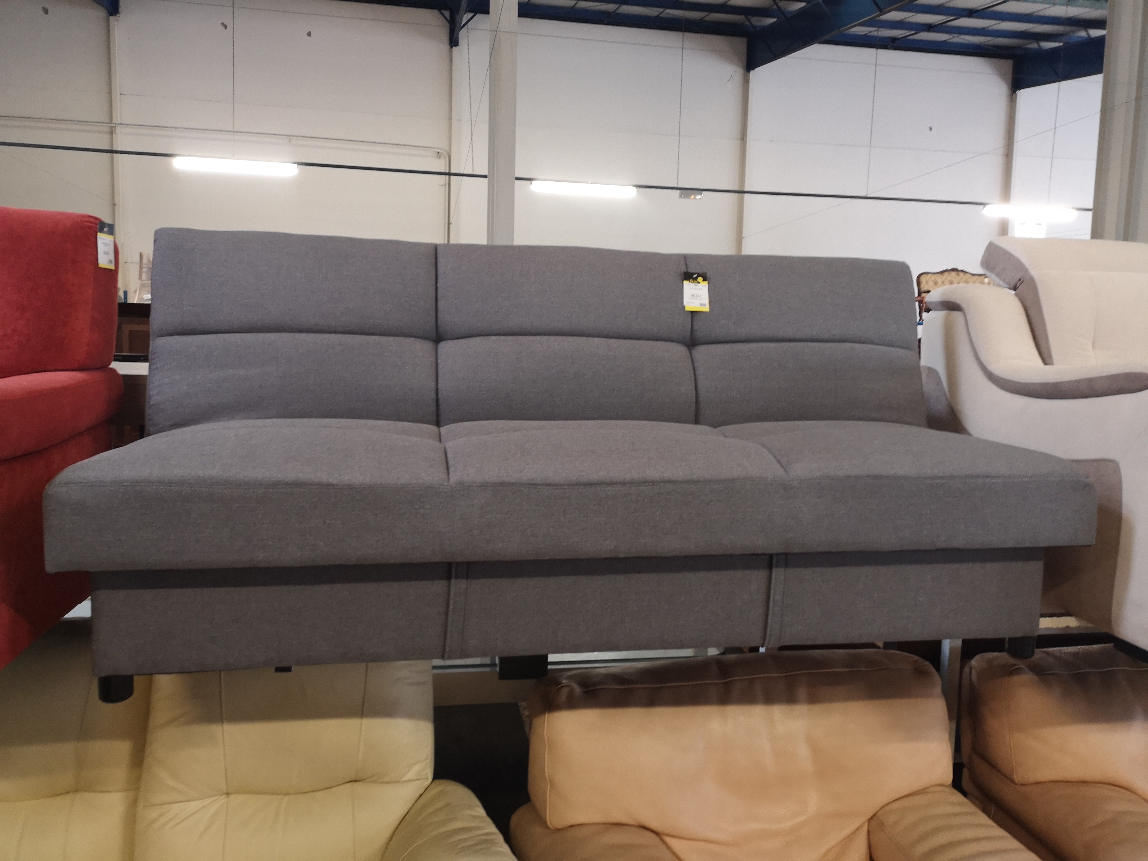 Clic clac anthracite tissu