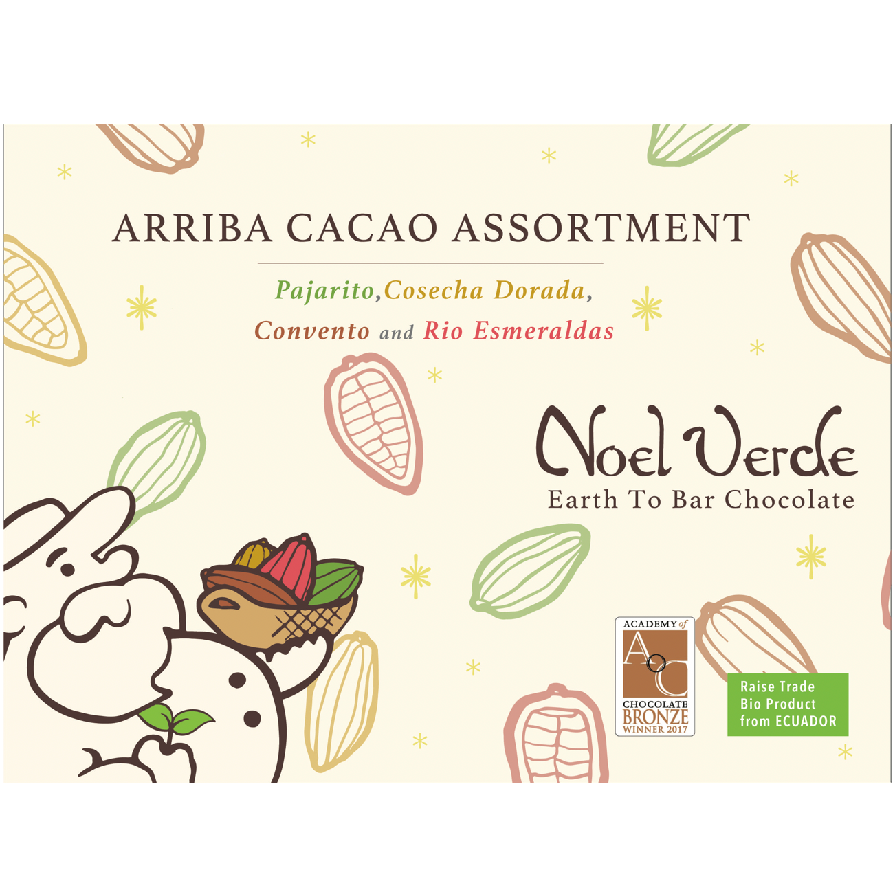 アリバ カカオ アソートメント(タブレット) | Noel Verde