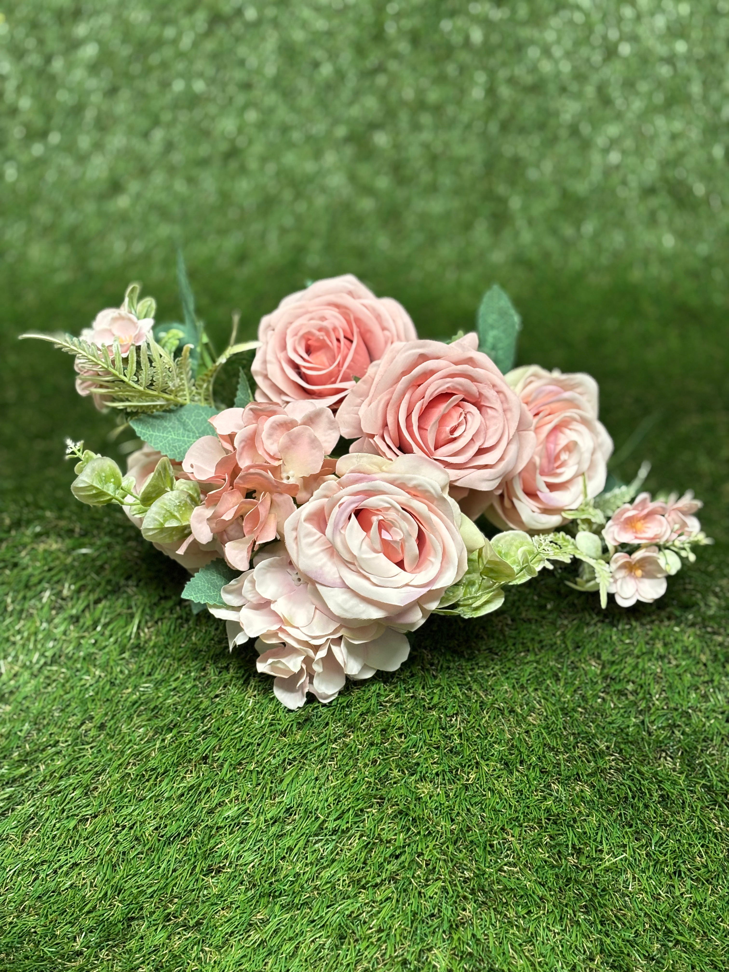 Rose and Hydrangea Bush Pink Mix