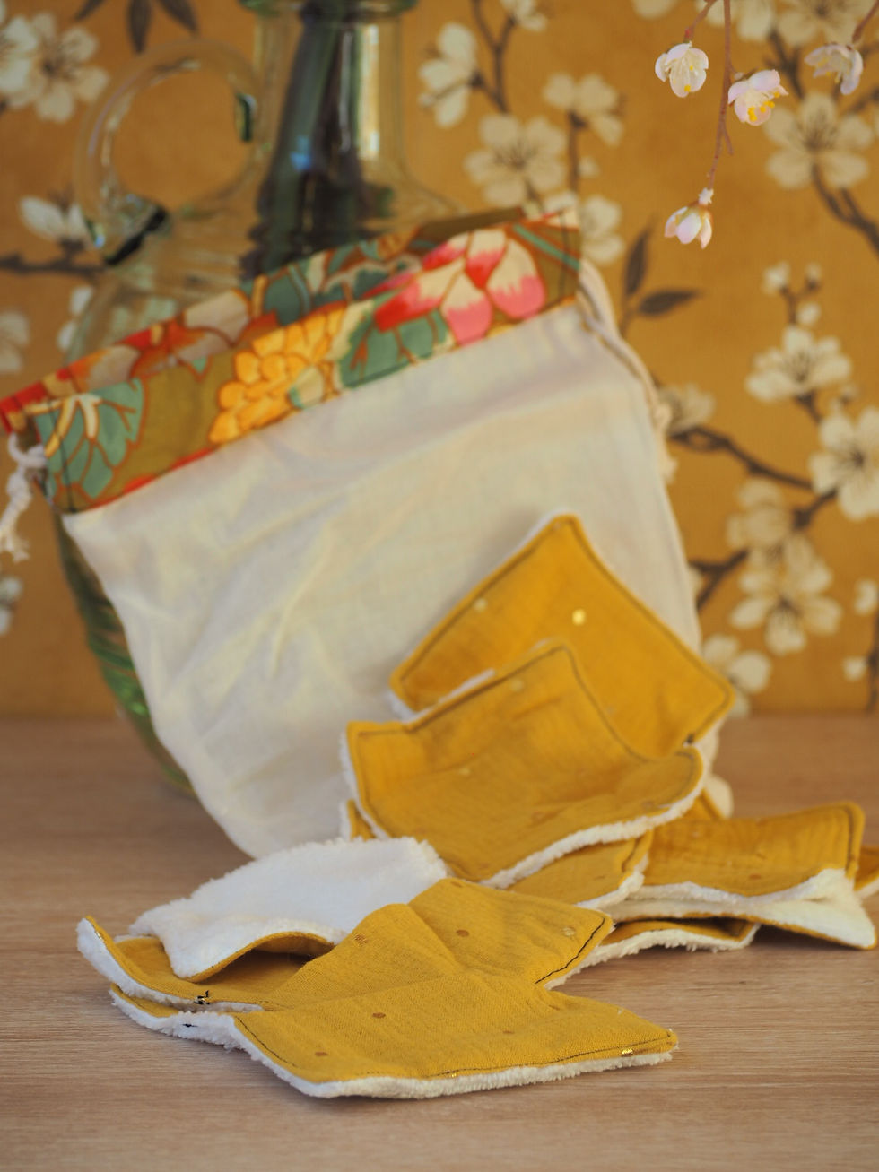 Miniature : coton jaune