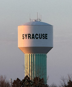 Syracuse watertower at dawn syracuse nebraska