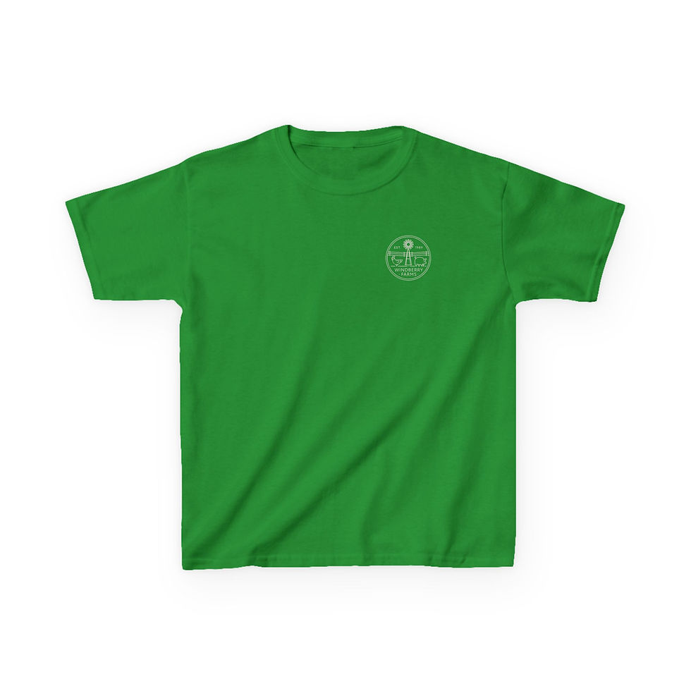 Thumbnail: Kids Windberry Tee (black & green)