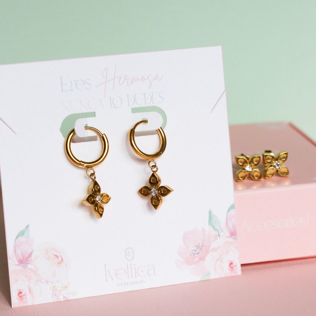 Flower Set Earrings