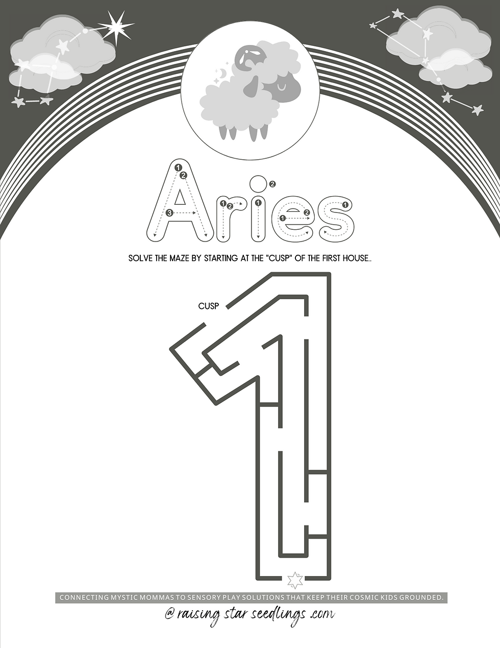 ♈ Aries house numerology maze