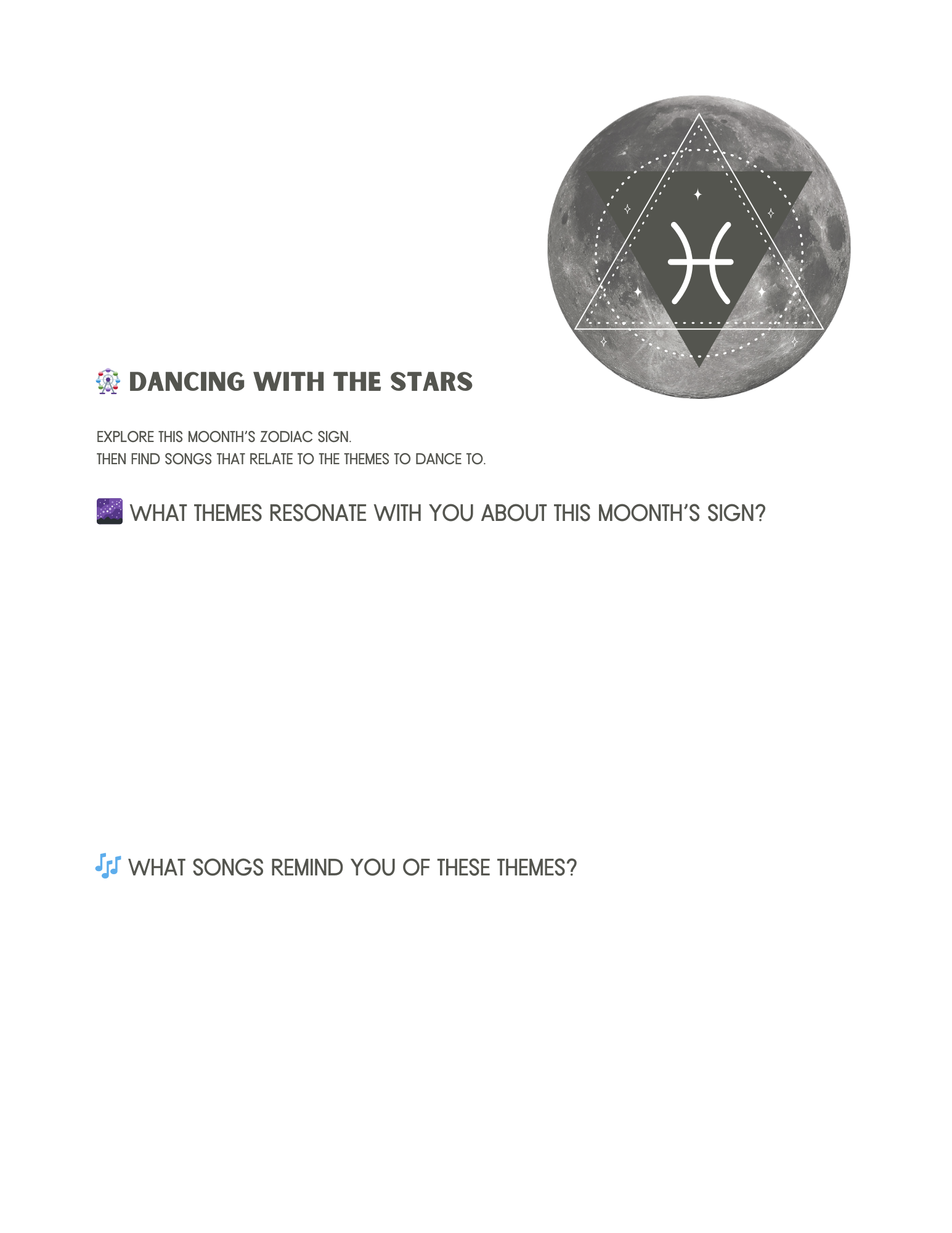 ♓ Pisces - Dancing with the Stars Journal