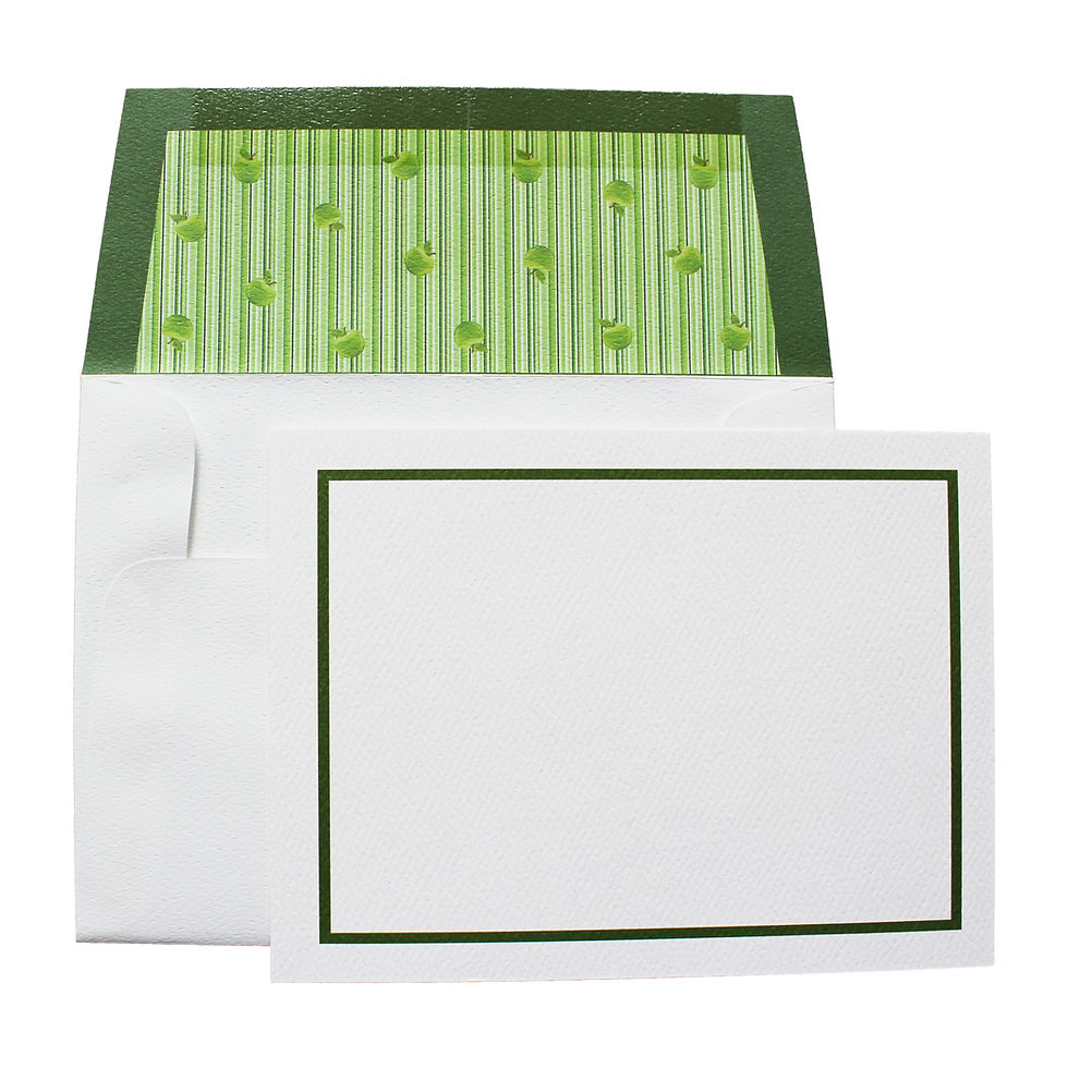 Thumbnail: Small Striped Notecard & Envelope 10 Pack