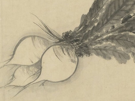 許有壬《蘆菔》“Radish” by Xu Youren (1287-1364)