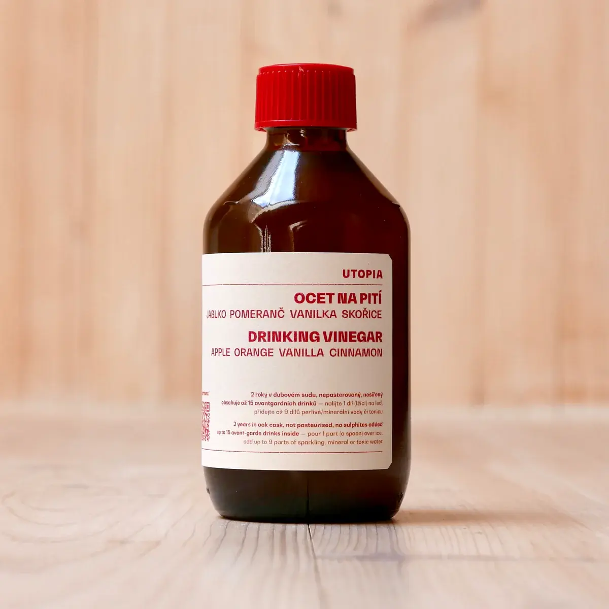 Utopia Fine Drinking Vinegar Orange, Vanilla & Cinnamon
