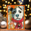 Thumbnail: Holiday Greeting Card - Pitty + Scarf