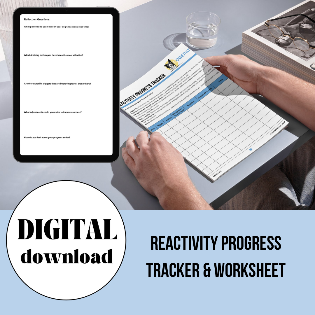 Dog Reactivity Progress Tracker & Worksheet