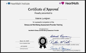 Stress and wellbeing certification