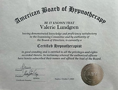 Hypnotic therapy certification
