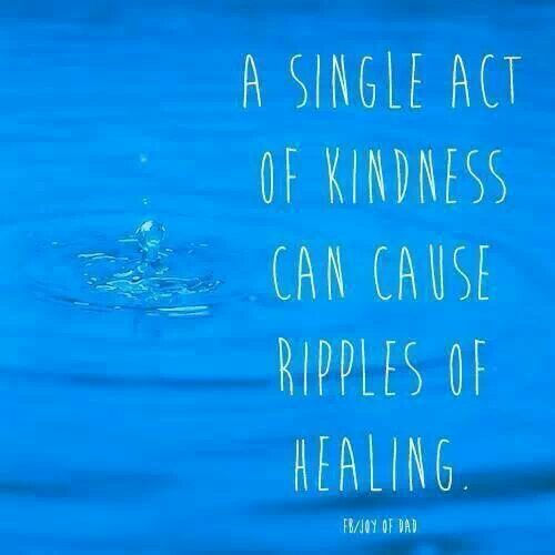 DRINKING DEEPLY FROM HEALING AND KINDNESS