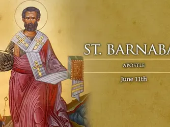 ST BARNABAS AND BECOMING SONS AND DAUGHTERS OF ENCOURAGEMENT