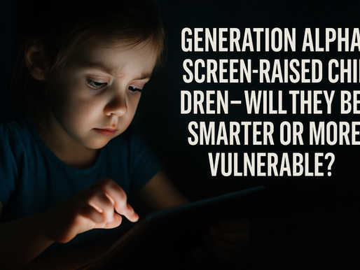 Generation Alpha: Screen-Raised Children - Will They Be Smarter or More Vulnerable?