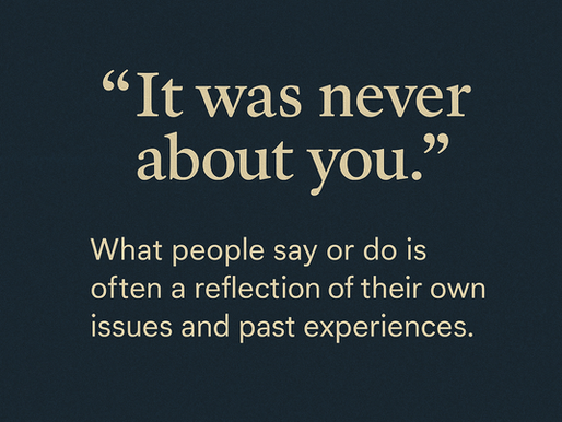 Nothing Is Personal:
The Psychology of Letting Go of What Was Never Yours