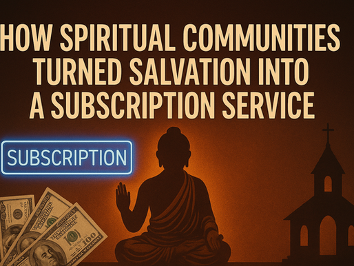 The Enlightenment Industrial Complex: How Spiritual Communities Turned Salvation Into a Subscription Service