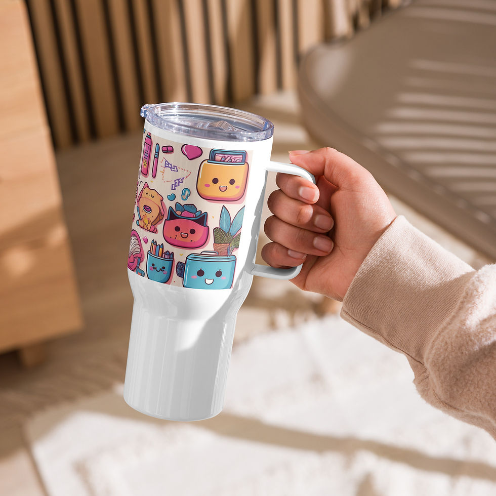 Thumbnail: Cute Stationery Travel mug
