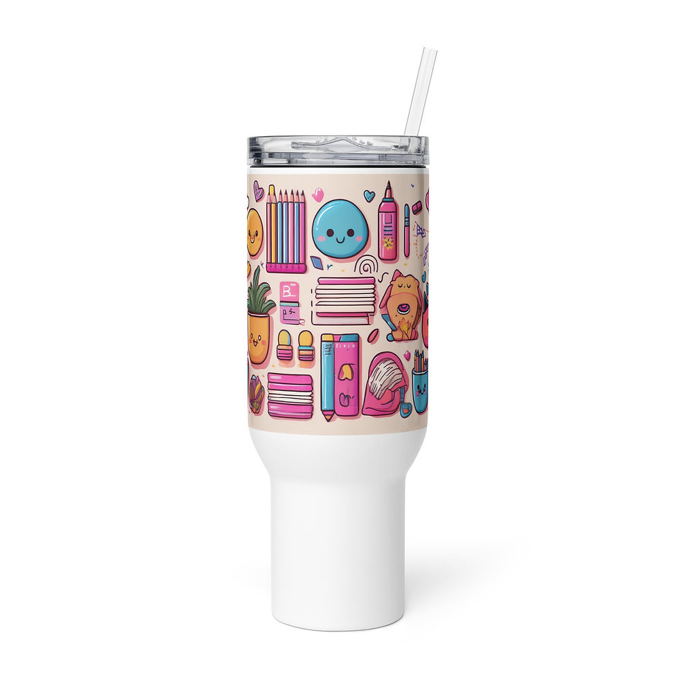 Thumbnail: Cute Stationery Travel mug