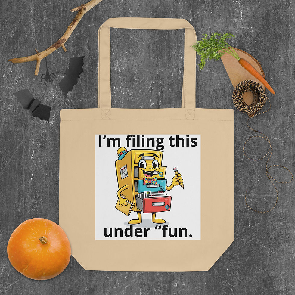 Thumbnail: Filing Fun Eco Tote Bag