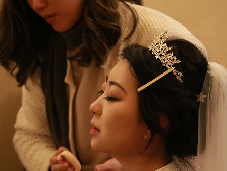 Bridal Makeup on the Day