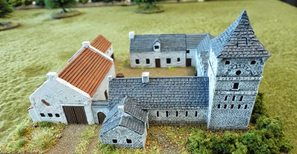 Fichermont - Maquette du château de Fichermont 1815 (musée de Wellington)