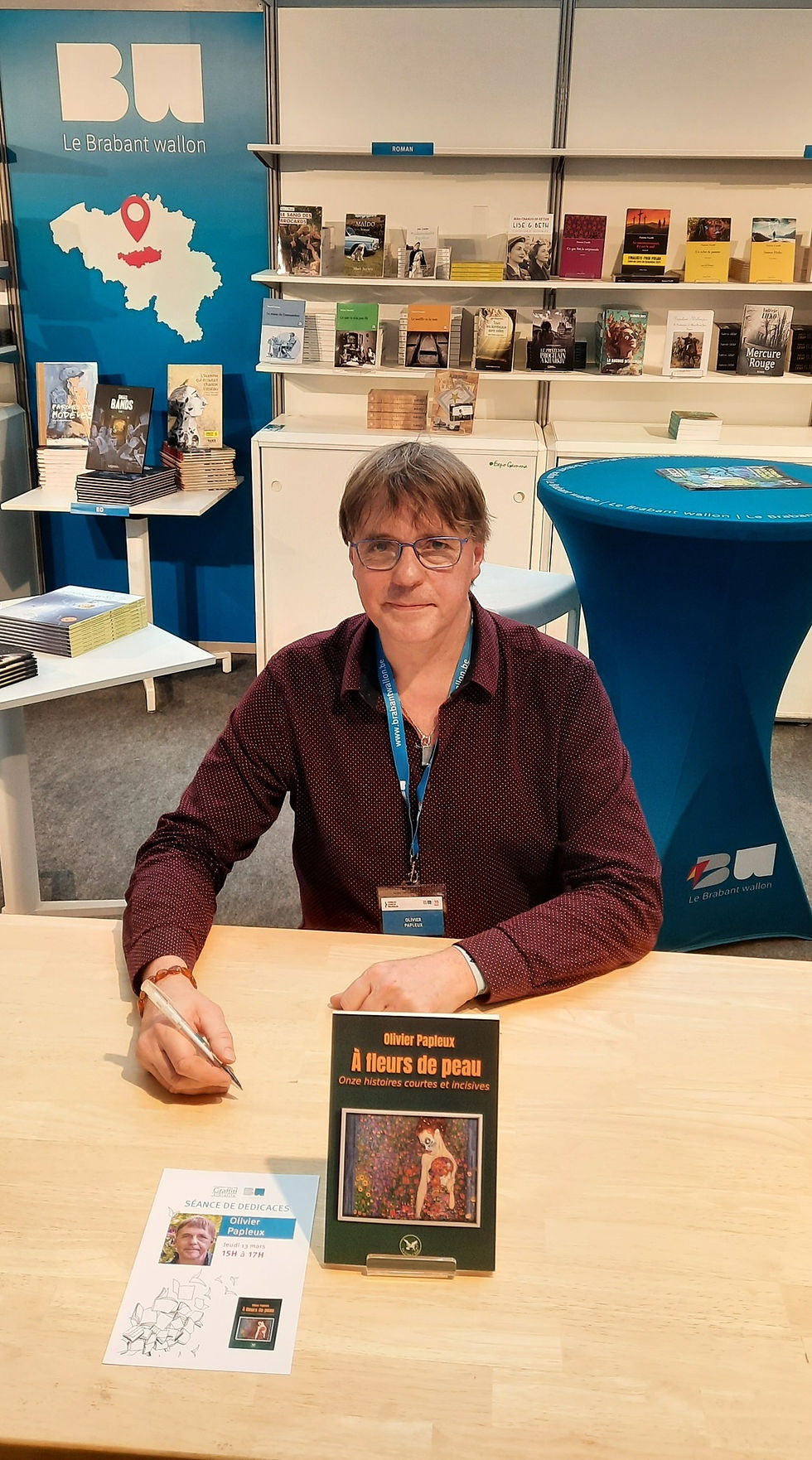 Foire du Livre de Bruxelles 2025 - À fleurs de peau - Brabant wallon