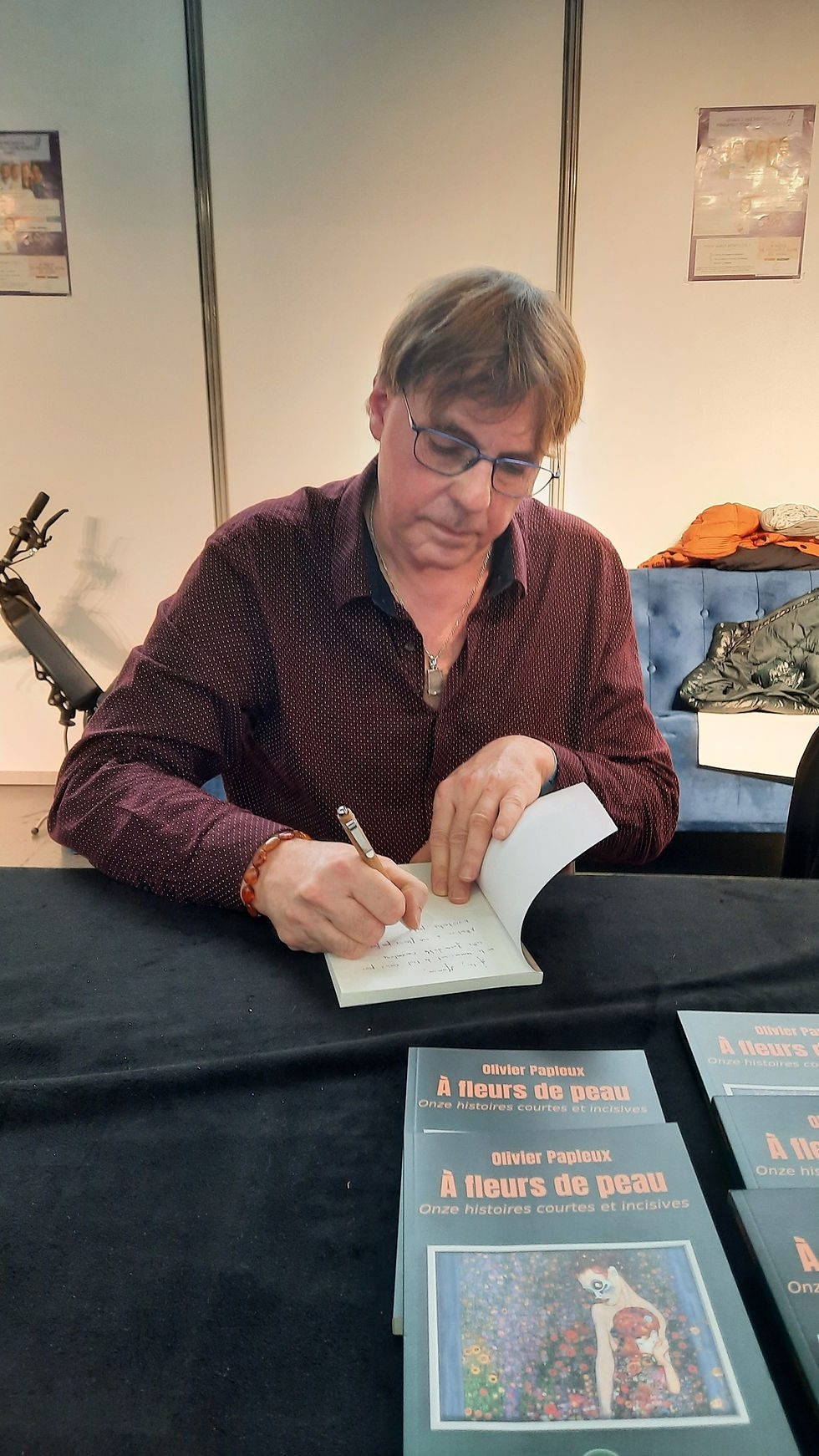 Foire du Livre de Bruxelles 2025 - À fleurs de peau - Brabant wallon - Dédicaces