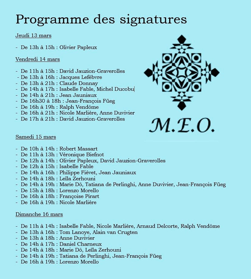 Foire du Livre de Bruxelles 2025 - Éditions MEO