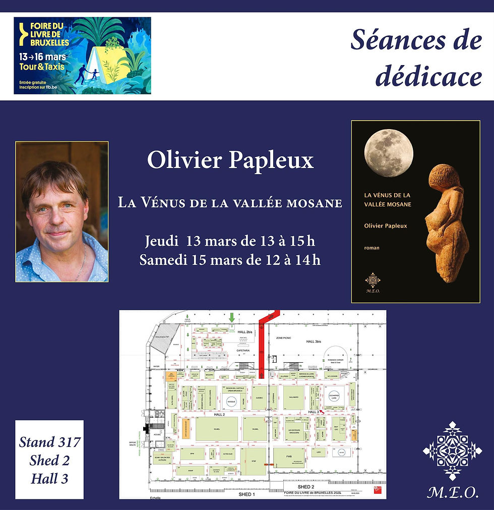 Foire du Livre de Bruxelles 2025 - Éditions MEO - La Vénus de la vallée mosane (3)