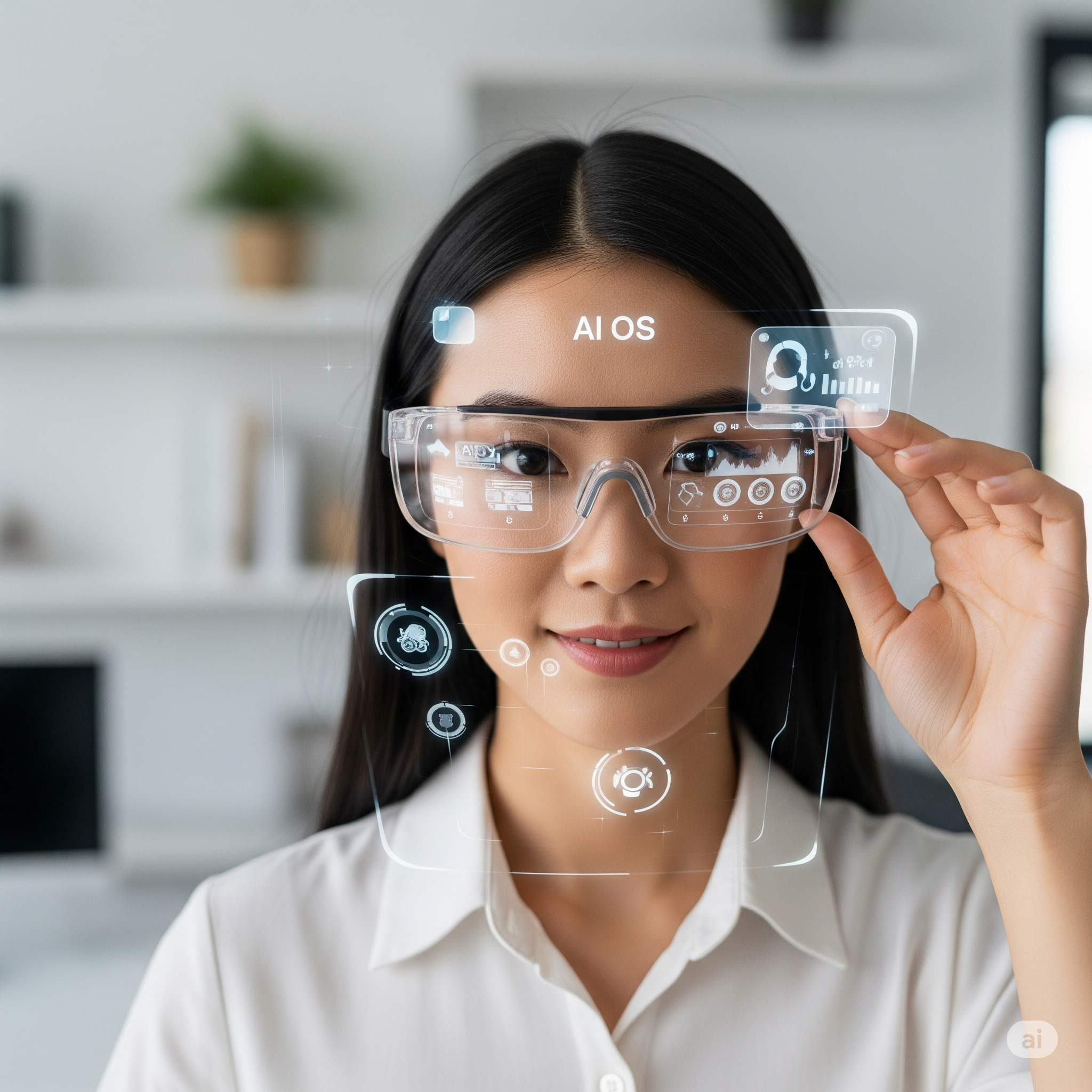 Professional using AR