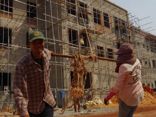 Vie de Chantier - La cité administrative de Siem Reap