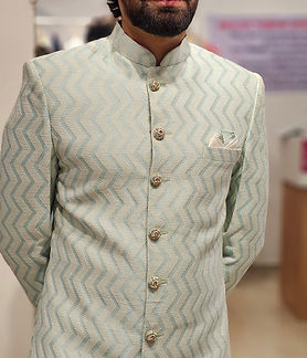 Men Indo-Western Blue (203)