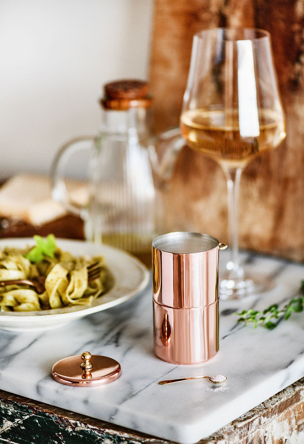 Thumbnail: Savor Copper Salt and Pepper Cellar 