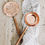 Thumbnail: Wooden Handled Copper Ladle Colander Set