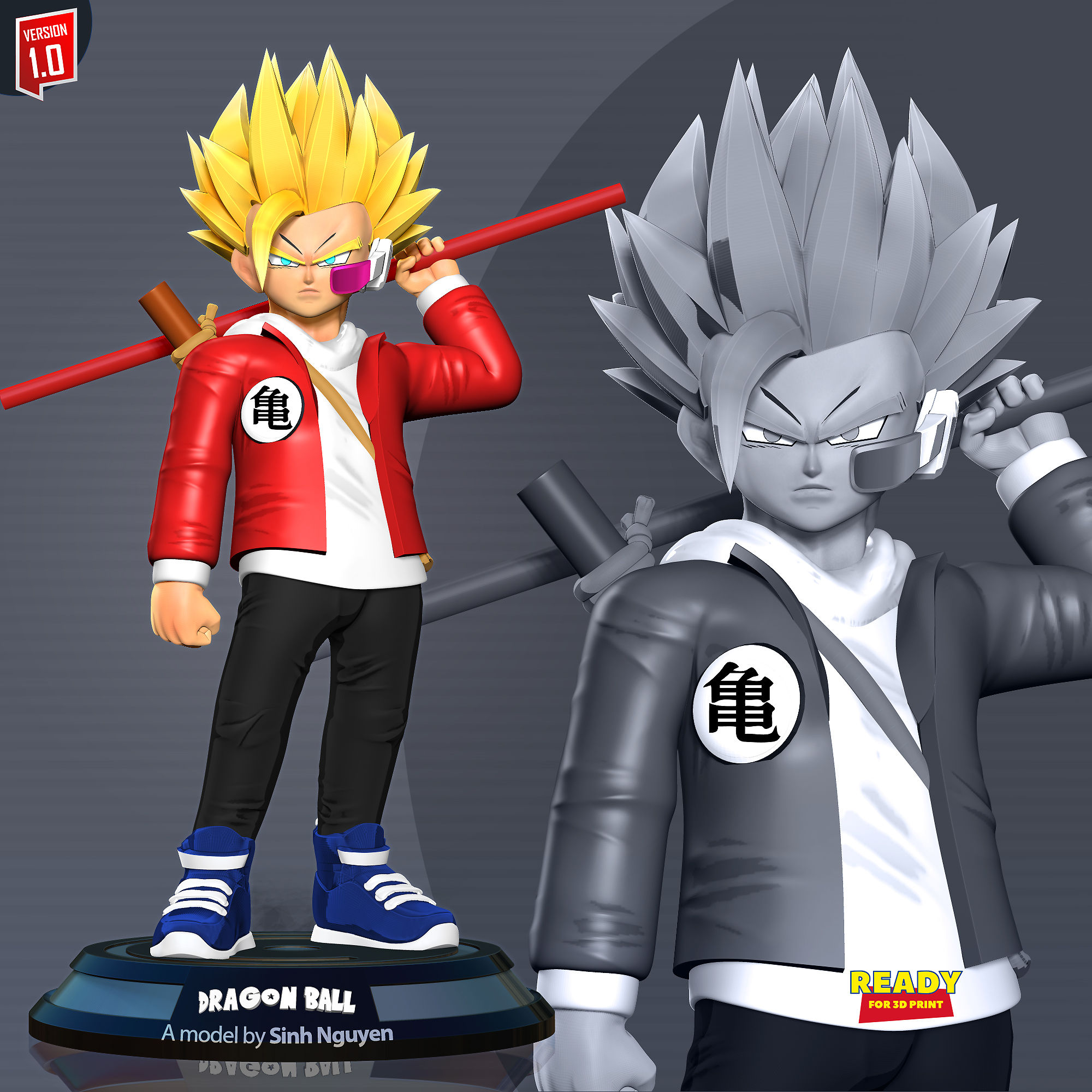 Wuhong Gohan - Fan Art - Figure - Paint Kit