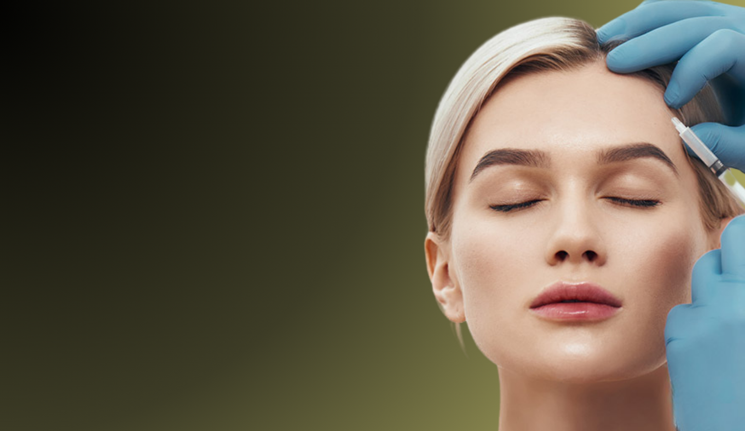 Image of a lady getting a women’s hair transplant