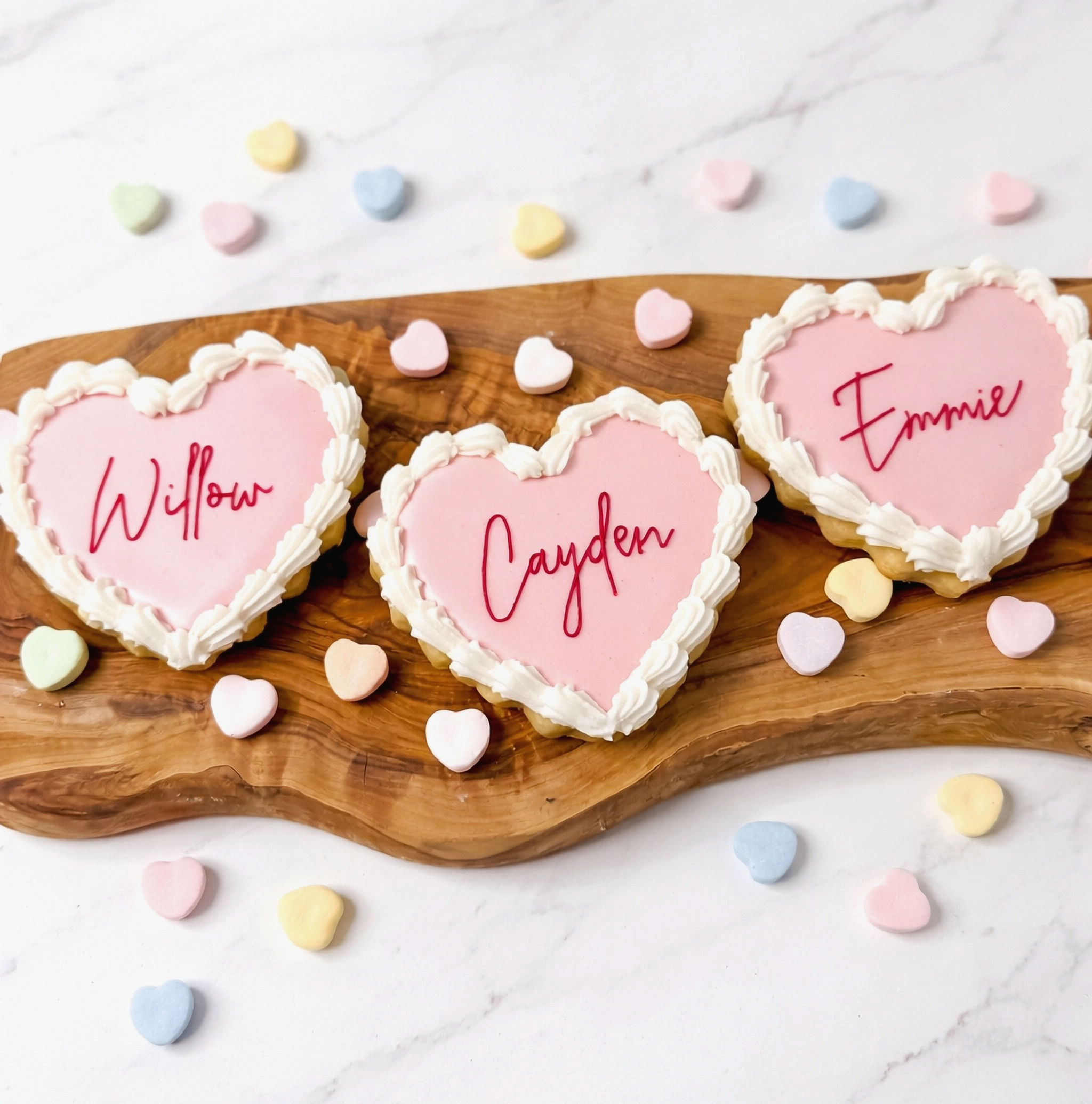 Personalized Heart Cookie