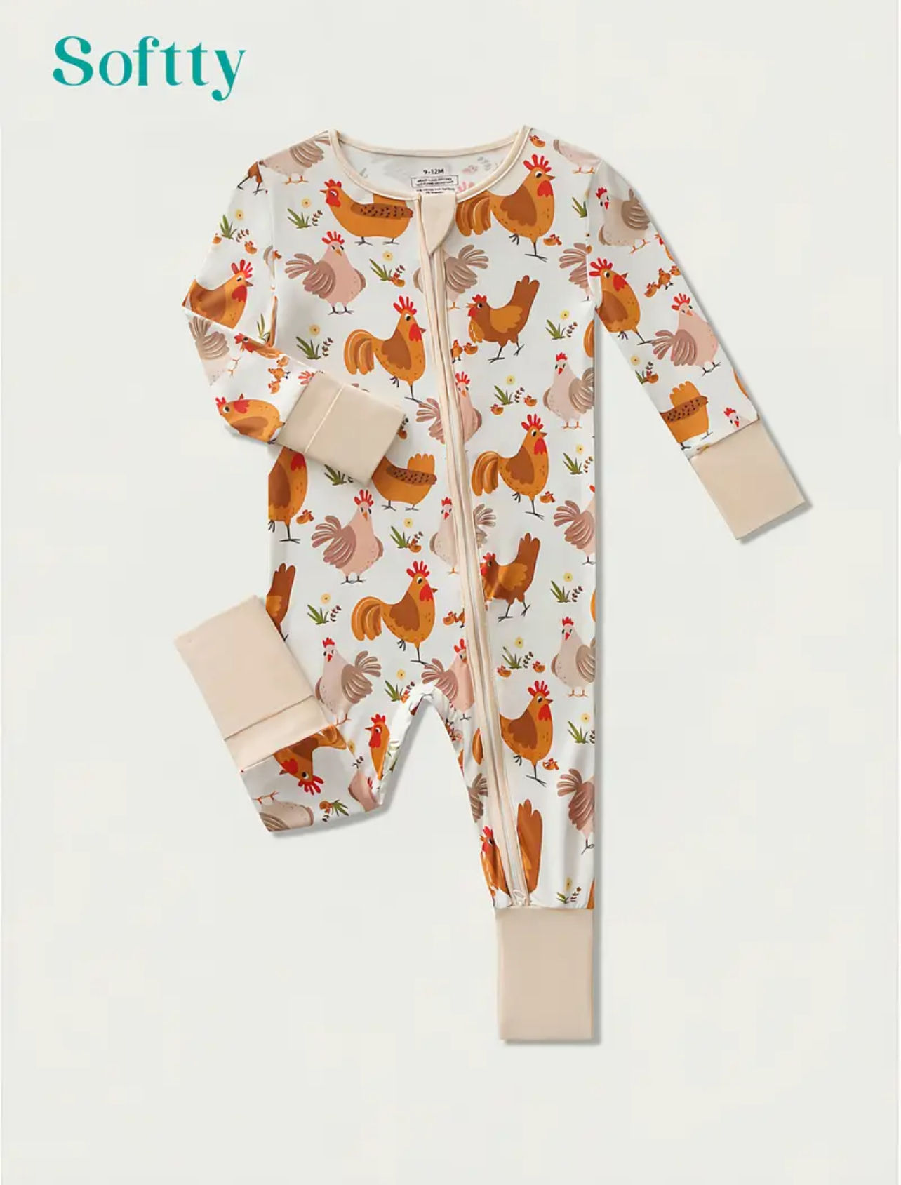 Farmhouse Chick Bamboo Romper – Cozy Comfort for Your Little One