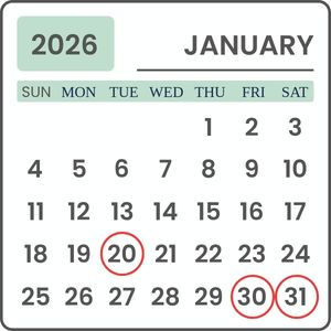 Податковий календар - Іспанія 2026 рік