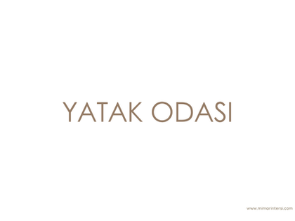 Yatak Odası Tasarımı