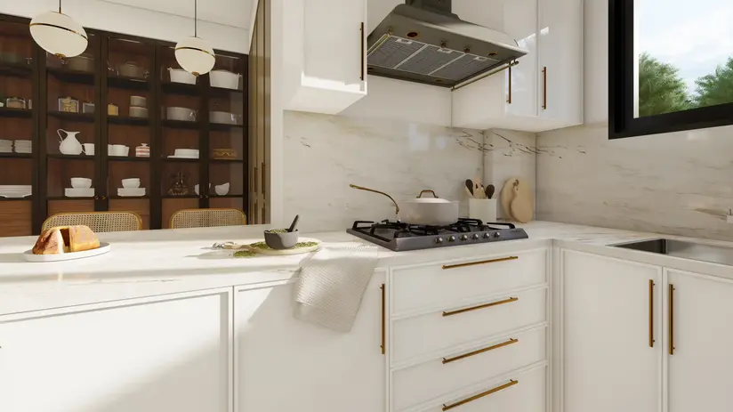 kitchen renovation showcasing Japandi-country style fusion