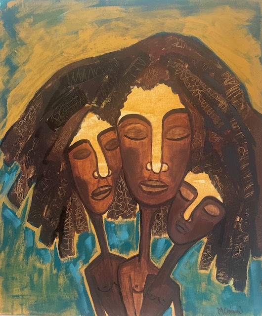 Shelter with me - Original Acrylic Painting