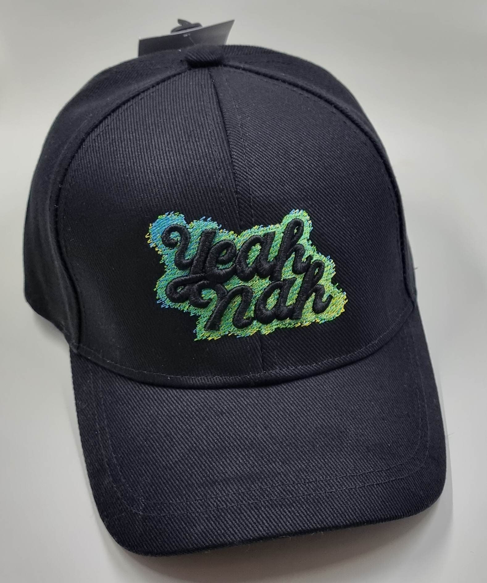 "Yeah Nah" - Structured Cap - Adult - Strap Back - Cotton