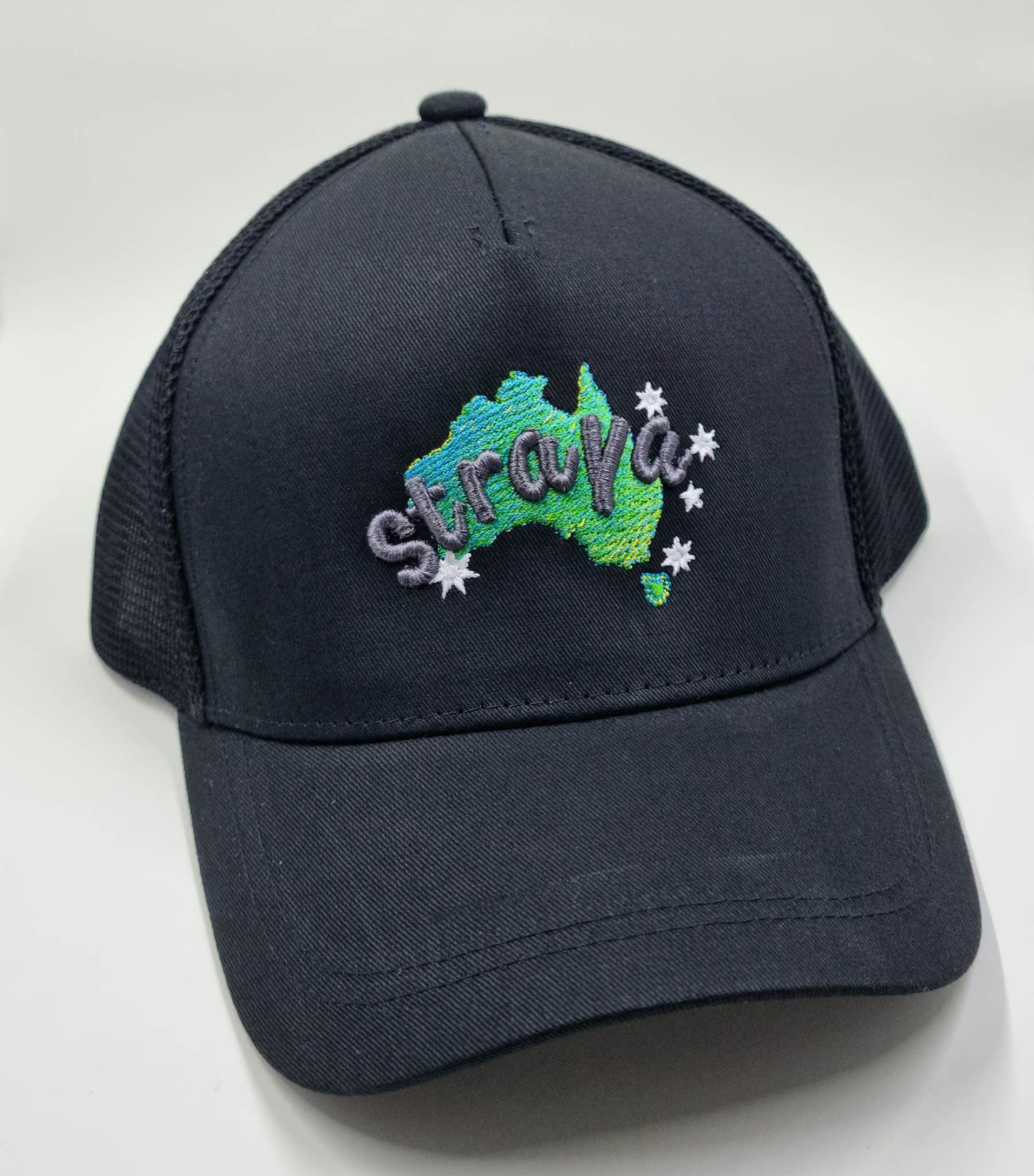 "Straya" Australia - Structured Cap - Adult - Snap Back - Cotton + Soft Mesh
