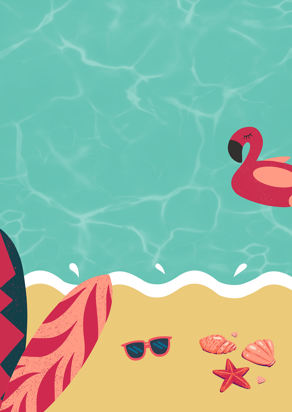 Affiche événement estival plage illustration moderne coloré (2).png