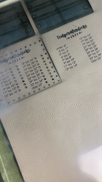 Miniaturbild: Kunstlederlabel für Temperaturdecke